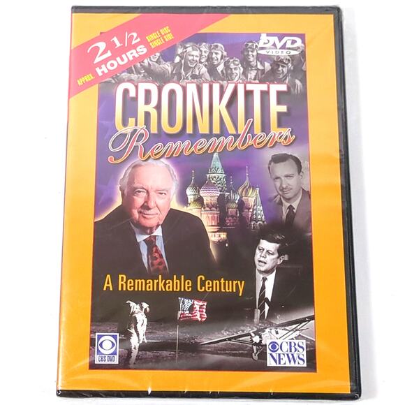 Walter Cronkite Remembers DVD A Remarkable Century Vol 3 Brand New Sealed - Picture 1 of 2